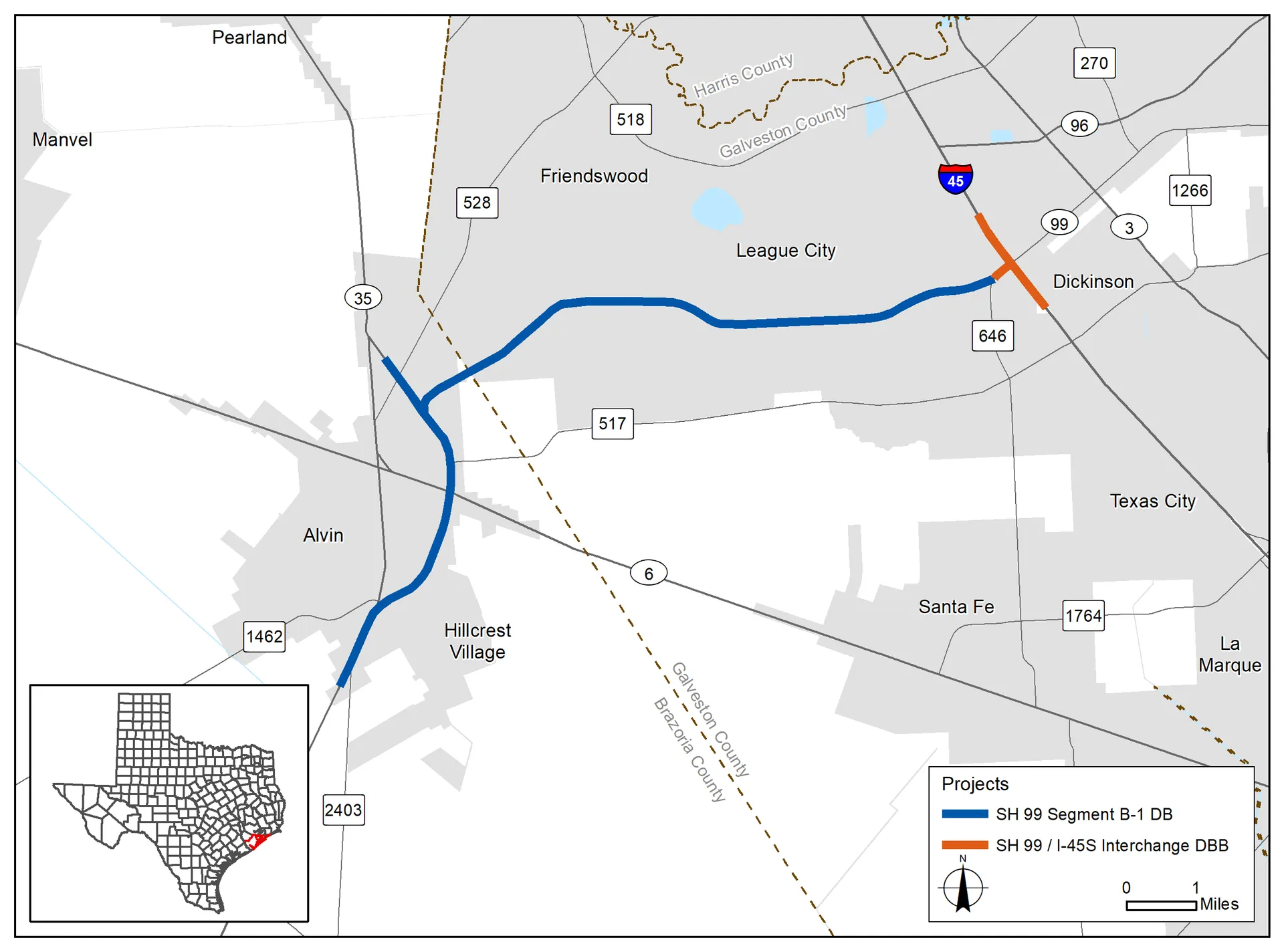 TxDOT SH 99 Grand Parkway Segment B‑1 
